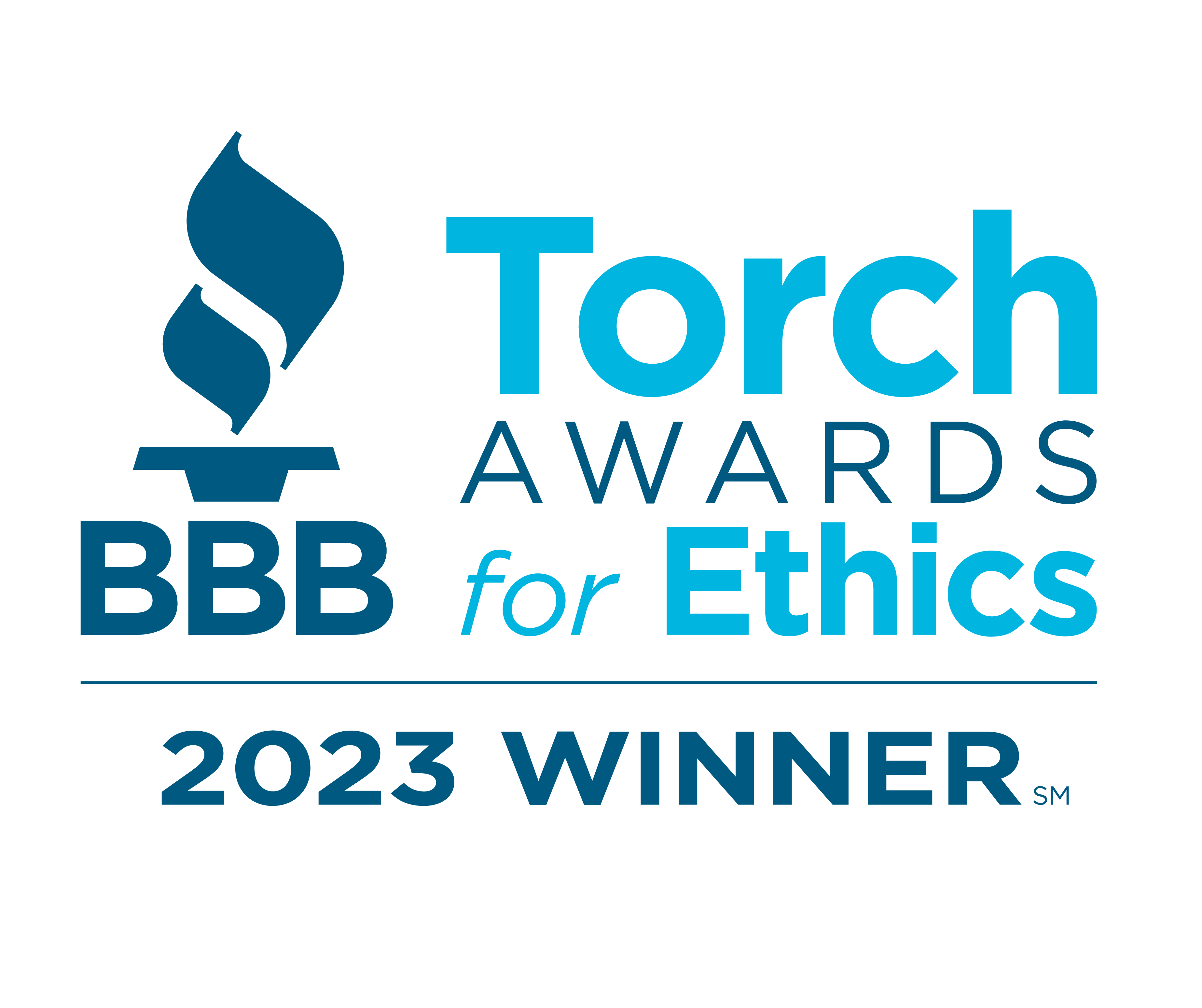BBB Torch Award for Ethics 2023 won by Honey Fyx Roofing Company.